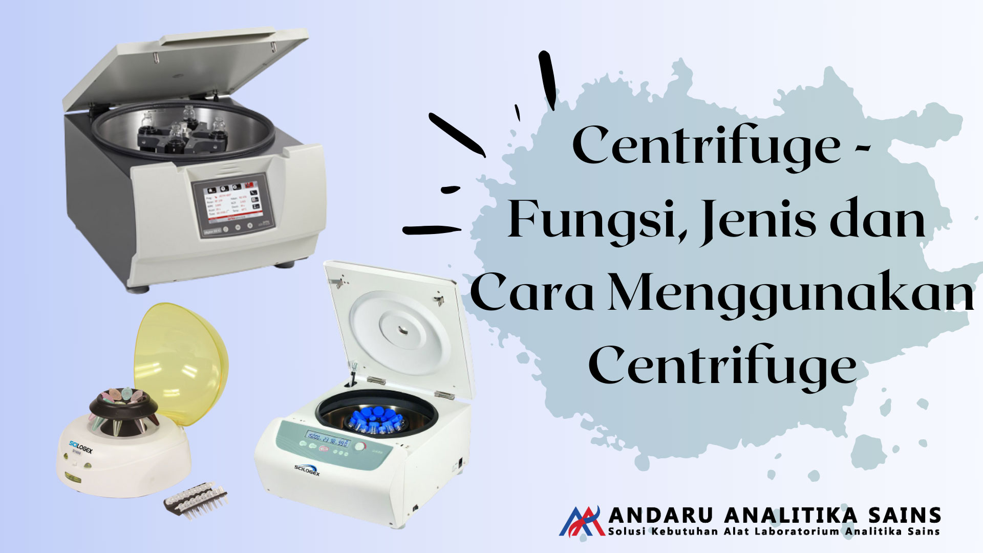 Ilustrasi alat centrifuge