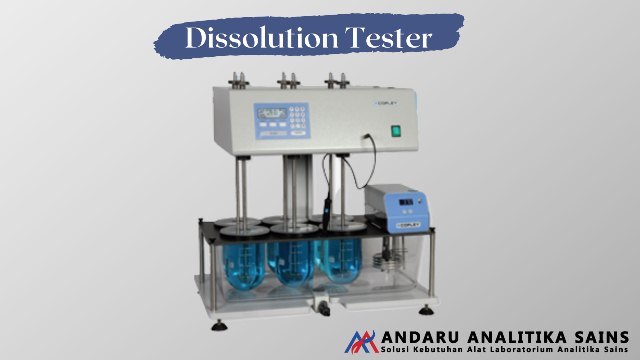 ilustrasi gambar alat laboratorium dissolution tester