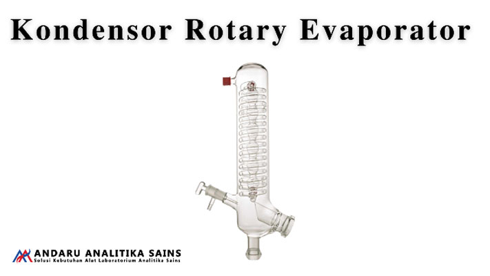 Ilustrasi kondensor rotary evaporator