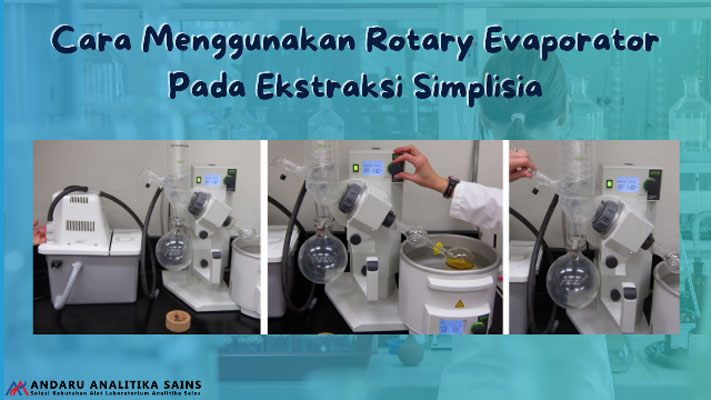 ilustrasi penggunaan rotary untuk ekstraksi