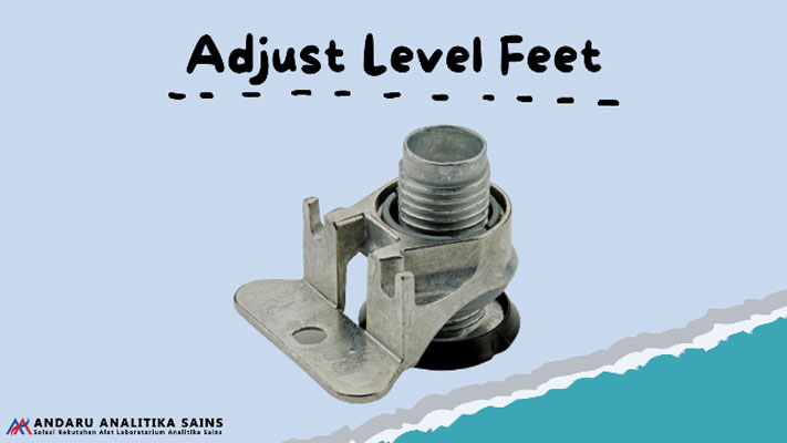 ilustrasi gambar adjust level feet
