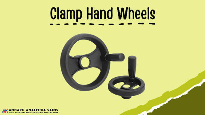 ilustrasi gambar clamp hand wheels