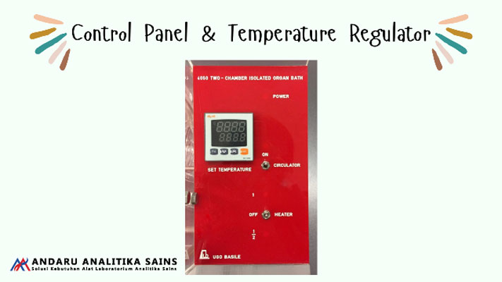 ilustrasi control panel dan temperature regulator