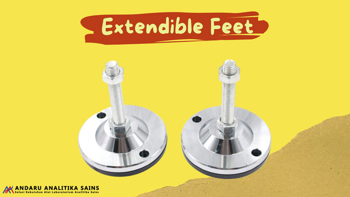 ilustrasi gambar extendible feet