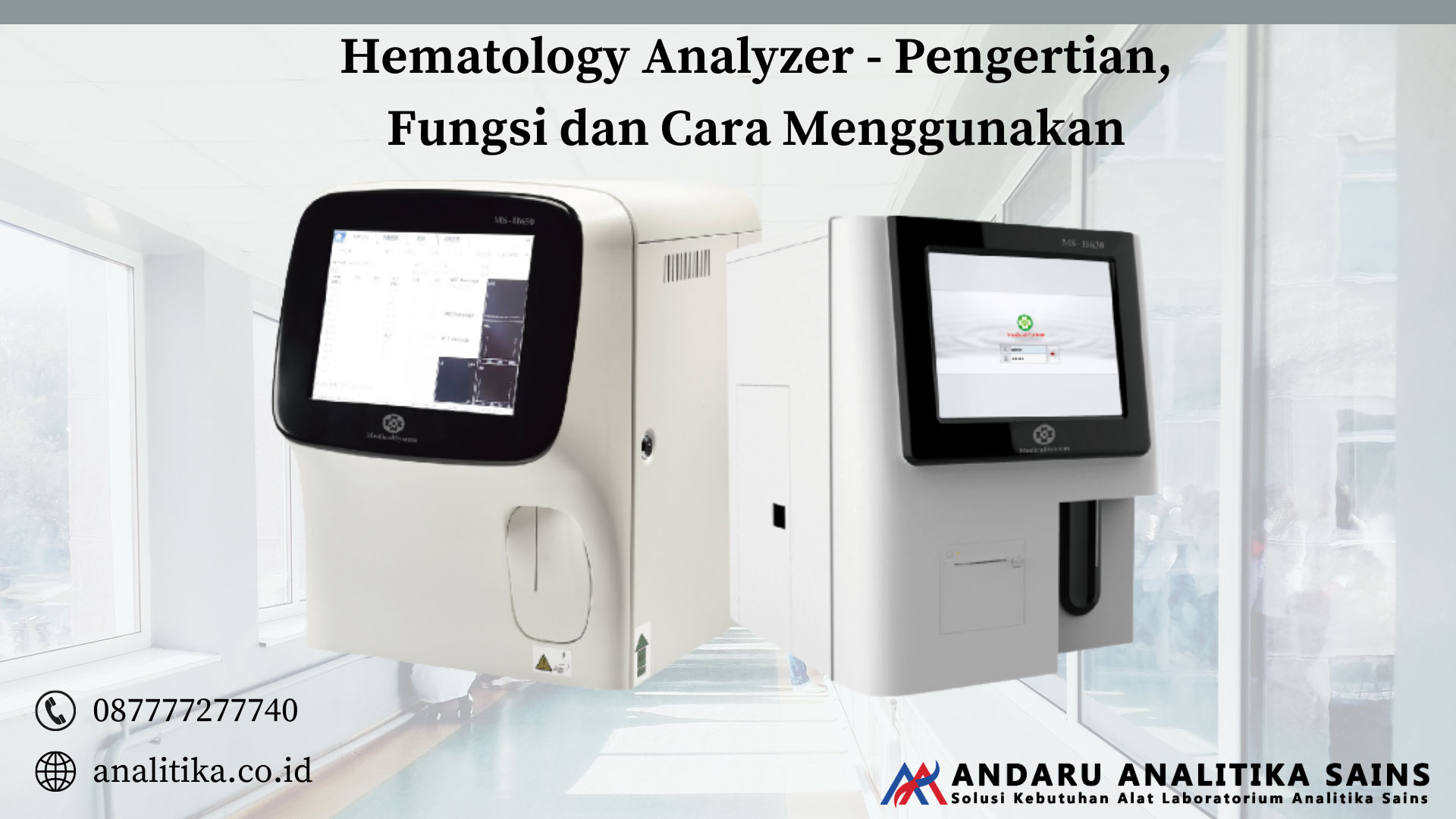 ilustrasi gambar hematology analyzer