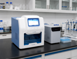 Alat ekstraksi DNA dan RNA otomatis untuk laboratorium