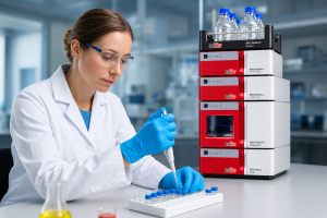 Persiapan sampel makanan ringan untuk analisis asam benzoat HPLC